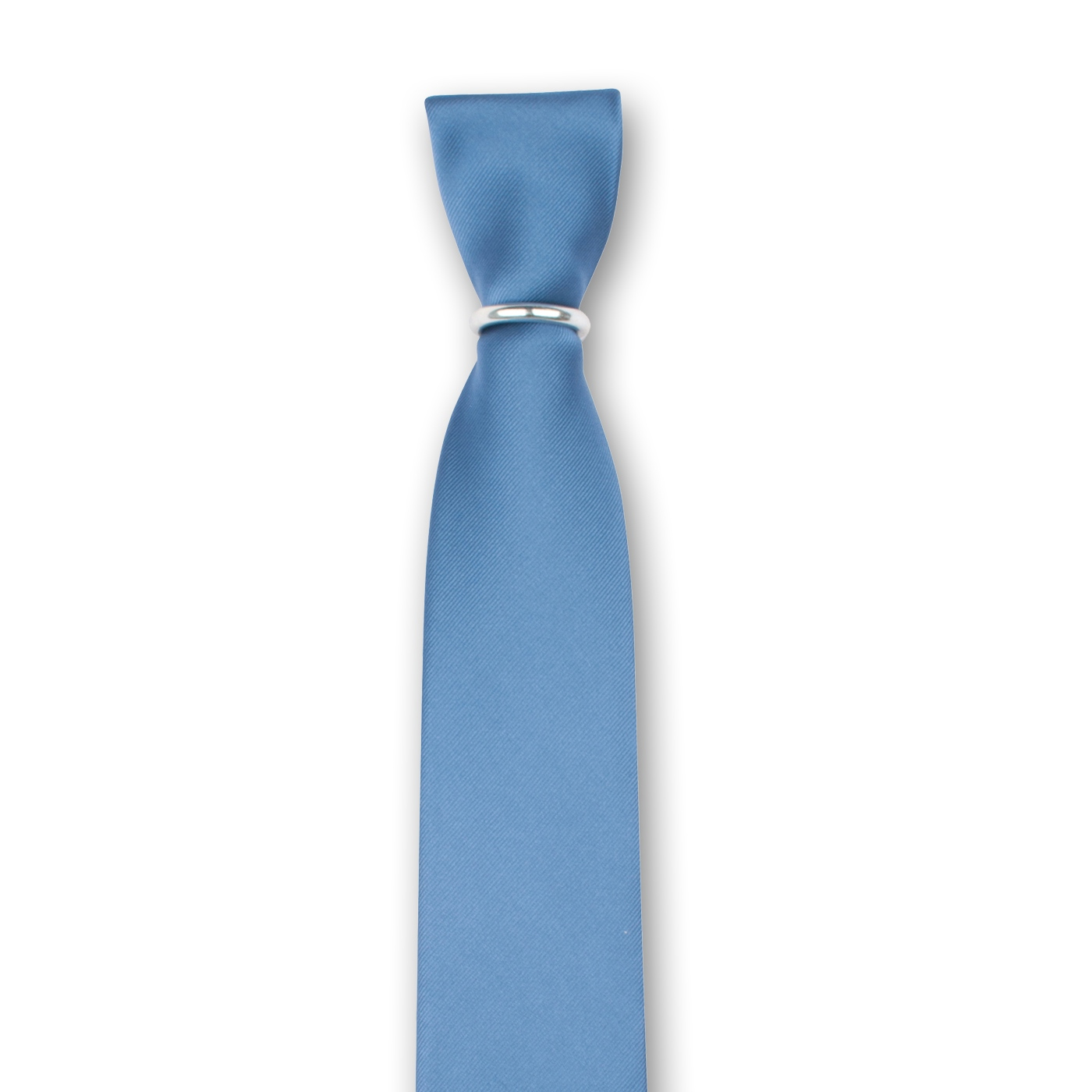 Krawatte, Uni Rips, Mittelblau