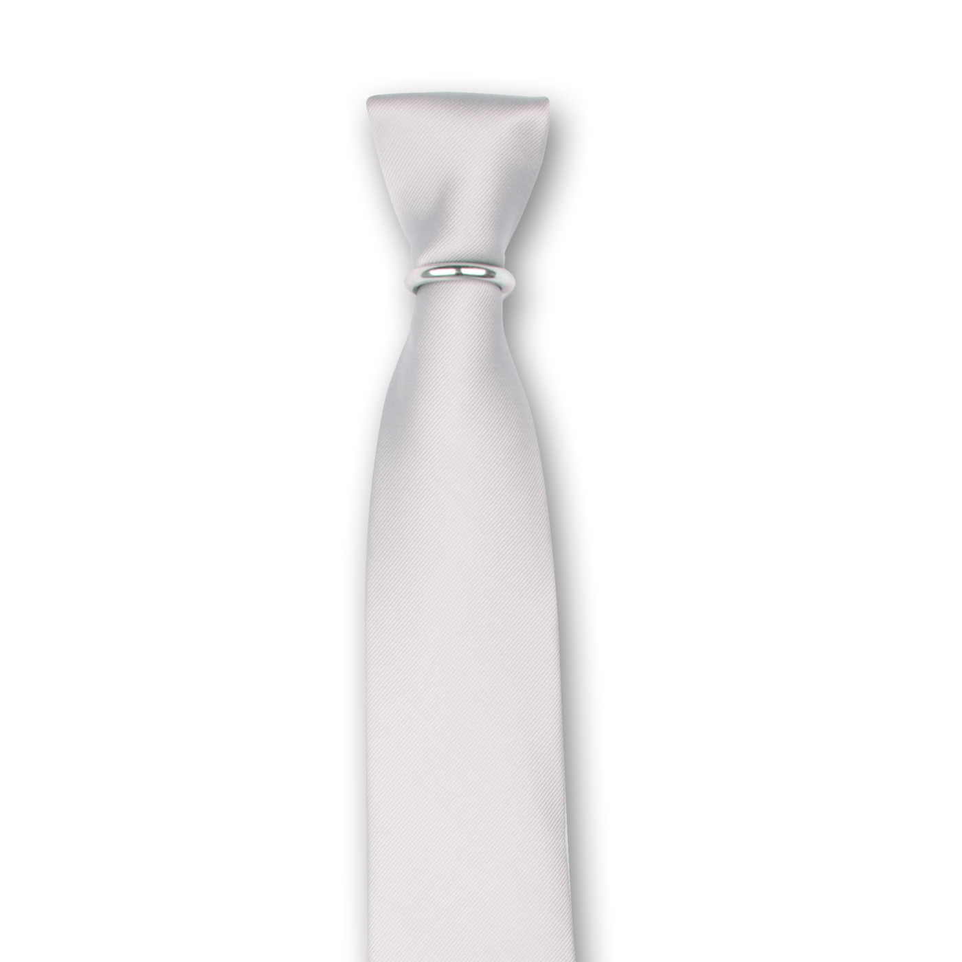 Krawatte, Uni Rips, Silber