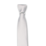 Krawatte, Uni Rips, Silber