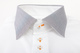 Bovelino tailored shirt, White and Grey