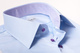 Bovelino Tailored Shirt, Dark Blue Contrast - Lancaster Lilac