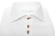 Bovelino Tailored Shirt, White with Brown Accent