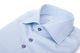 Bovelino Tailored shirt, Light Blue, - Contrast Phoebe, Violet