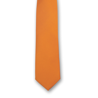 Krawatte_orange__uni__fine_cotton_company