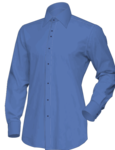 Ihr persönliches Hemd mit unserem Stoff Castell (Maßhemd blau)